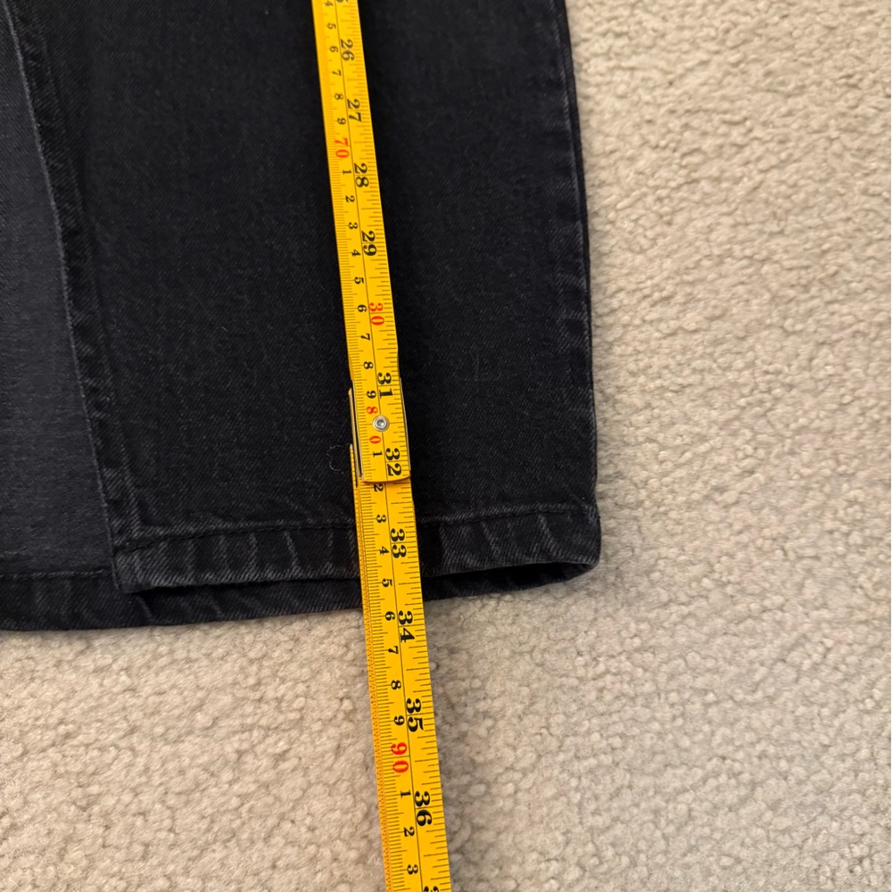 Asos long black denim skirt. Size 6 petite - Picture 11 of 14